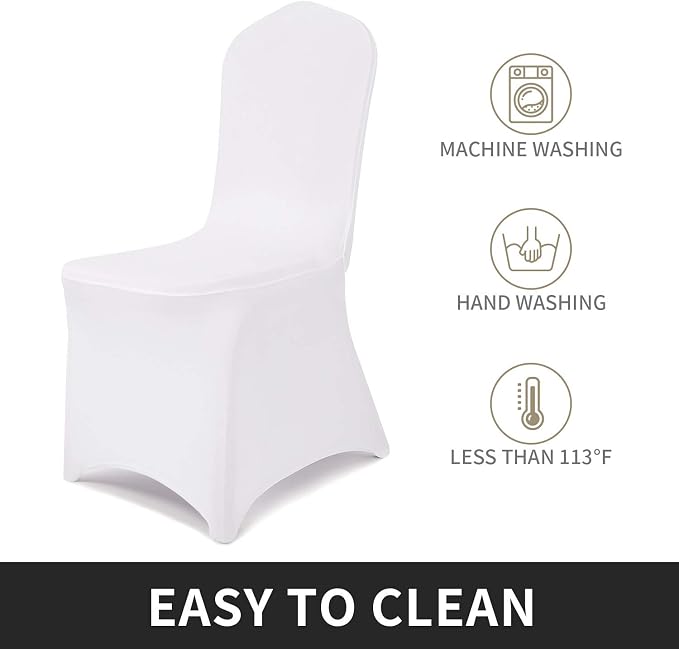 Peomeise 12pcs Stretch Spandex Chair Cover - Image 3