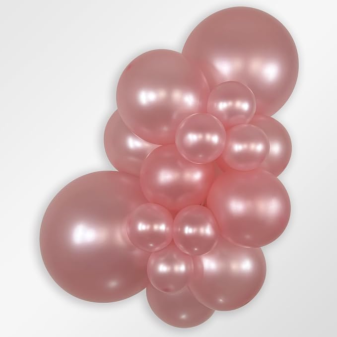 Sempertex Round Pearl Pink Balloons, 18 Inch, Graduation, Baby Shower, - Image 2