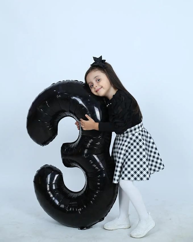 40 Inch Black Number 5 Balloon Birthday Party Decorations - Image 9