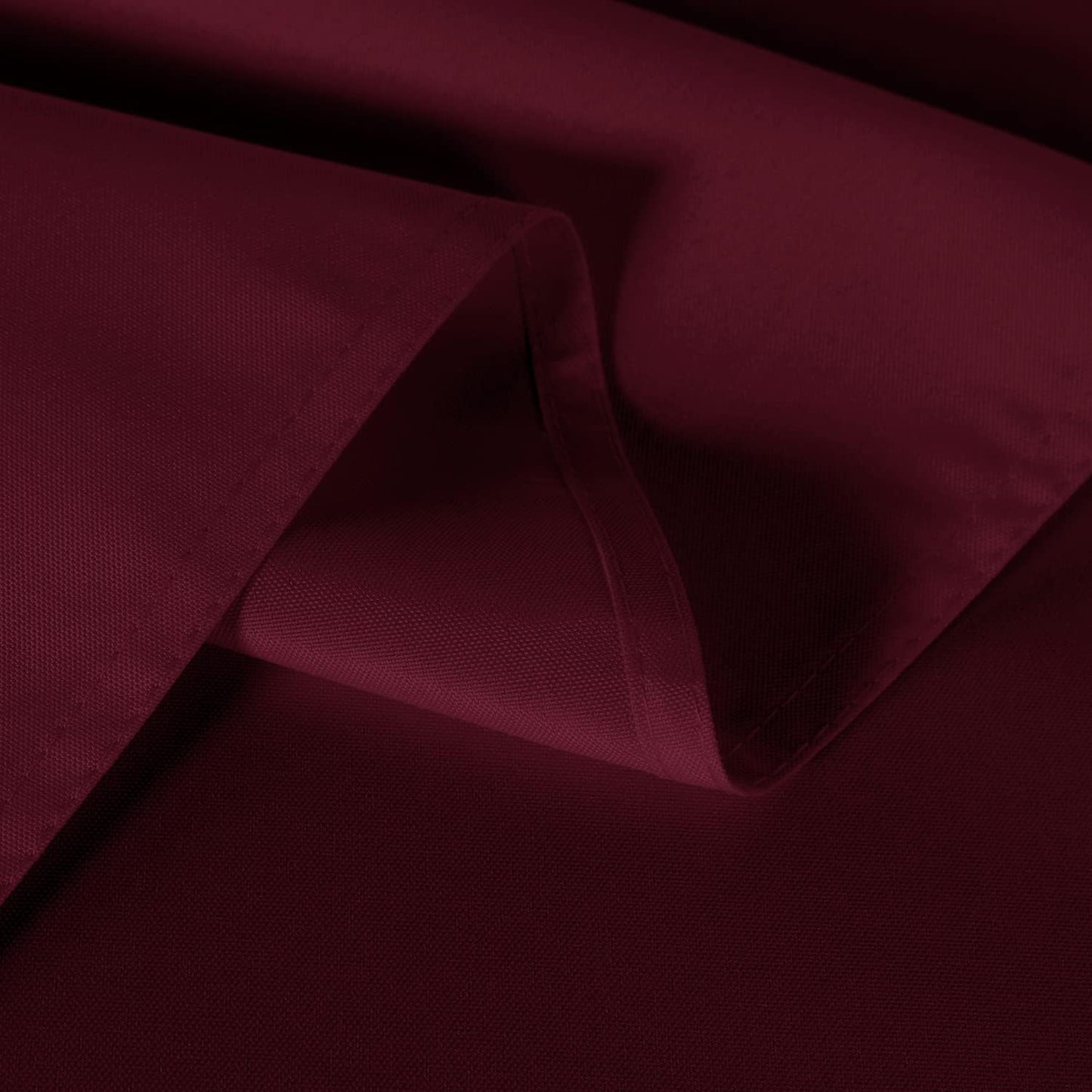 sancua 2 Pack Burgundy Tablecloth 54 x 78 Inch, Rectangle 4 Feet Table Cloth - Stain and Wrinkle Resistant Washable Polyester Table Cover for Dining Tables, Buffet Parties and Camping