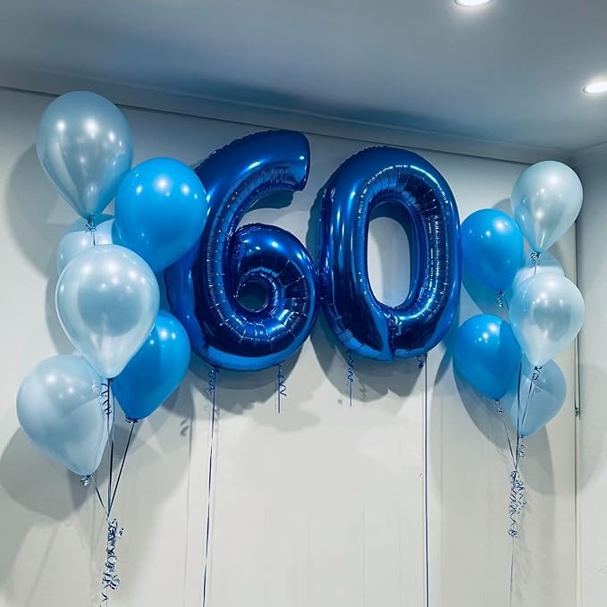 Numbers 18 Balloon 40Inch Blue Balloons - Image 4
