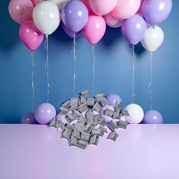 100 Pcs Transparent Balloon V-shaped Clip Plastic V-shaped Balloon Clip Wedding - Image 5