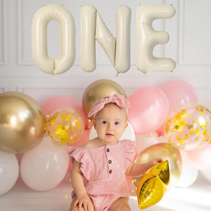Cream Letter B Balloons, 40 Inch Balloons Letter B Mylar Helium Large B Balloon - Image 7