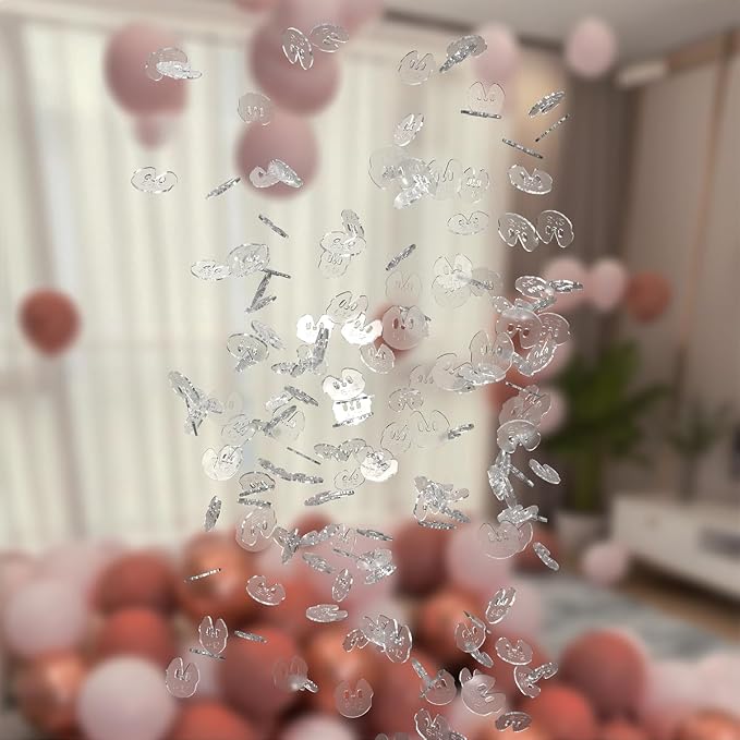 Transparent Balloon Clips for 5–12 Inch Latex Balloons 200 Pcs, No-Knot Plastic by DeriyuRay