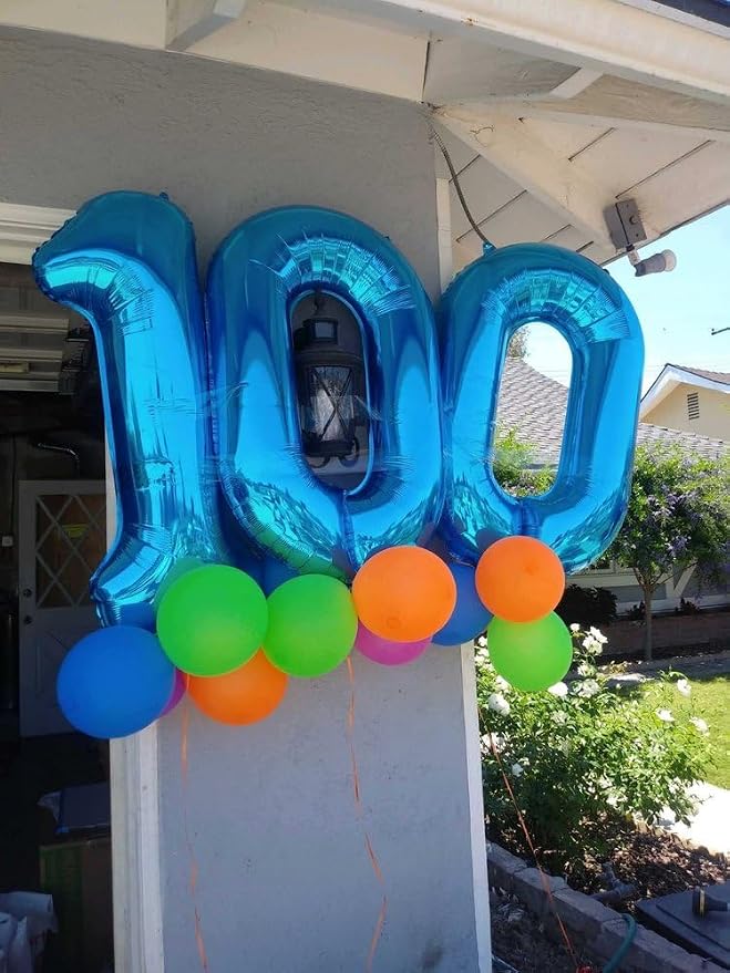 Navy Blue Number 6 Balloon 40 Inch, 6th Birthday Decorations Men Women | Foil - Image 2