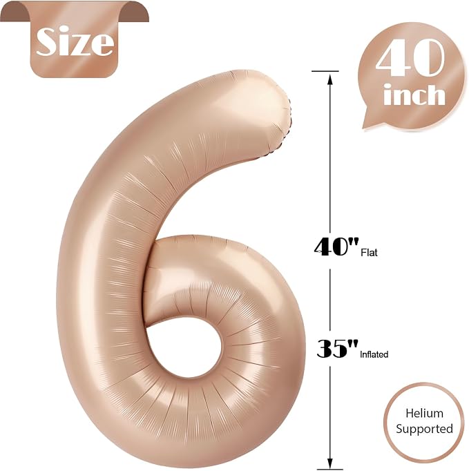 Light Brown 6 Balloon - Image 5