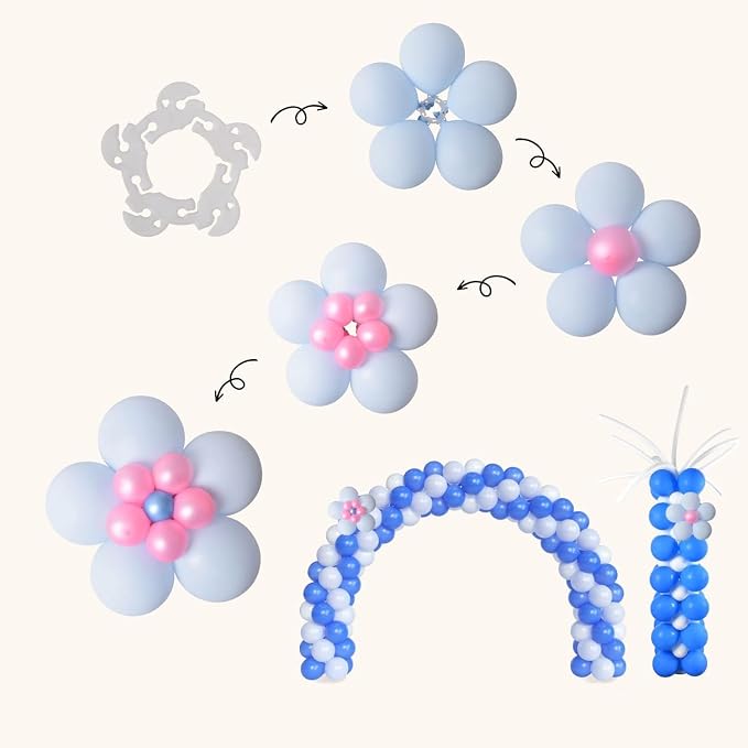 Miliocry 200PCS Balloon Arch Clips, Reusable Balloon Clips - Image 2