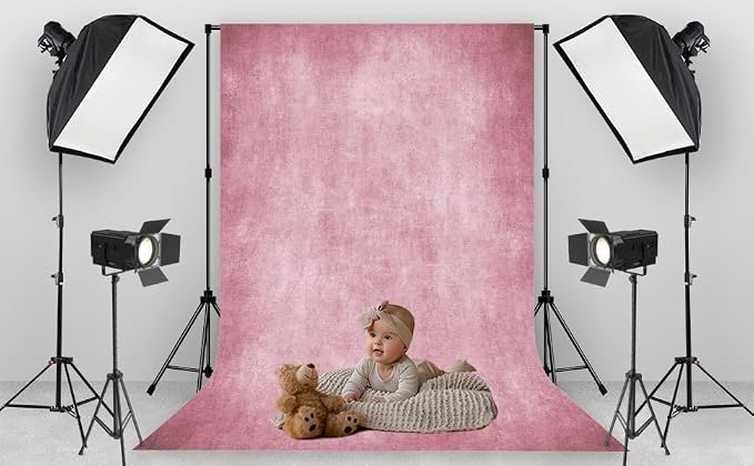 Pink Photo Backdrop Studio Abstract Texture Photography Background 10x10ft | - Image 3