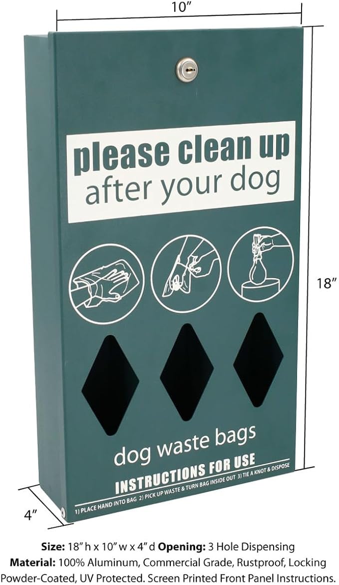 Zero Waste USA - DISPENSE-ART™ Roll Bag Dispenser & Sign - Colorful Paws | - Image 7