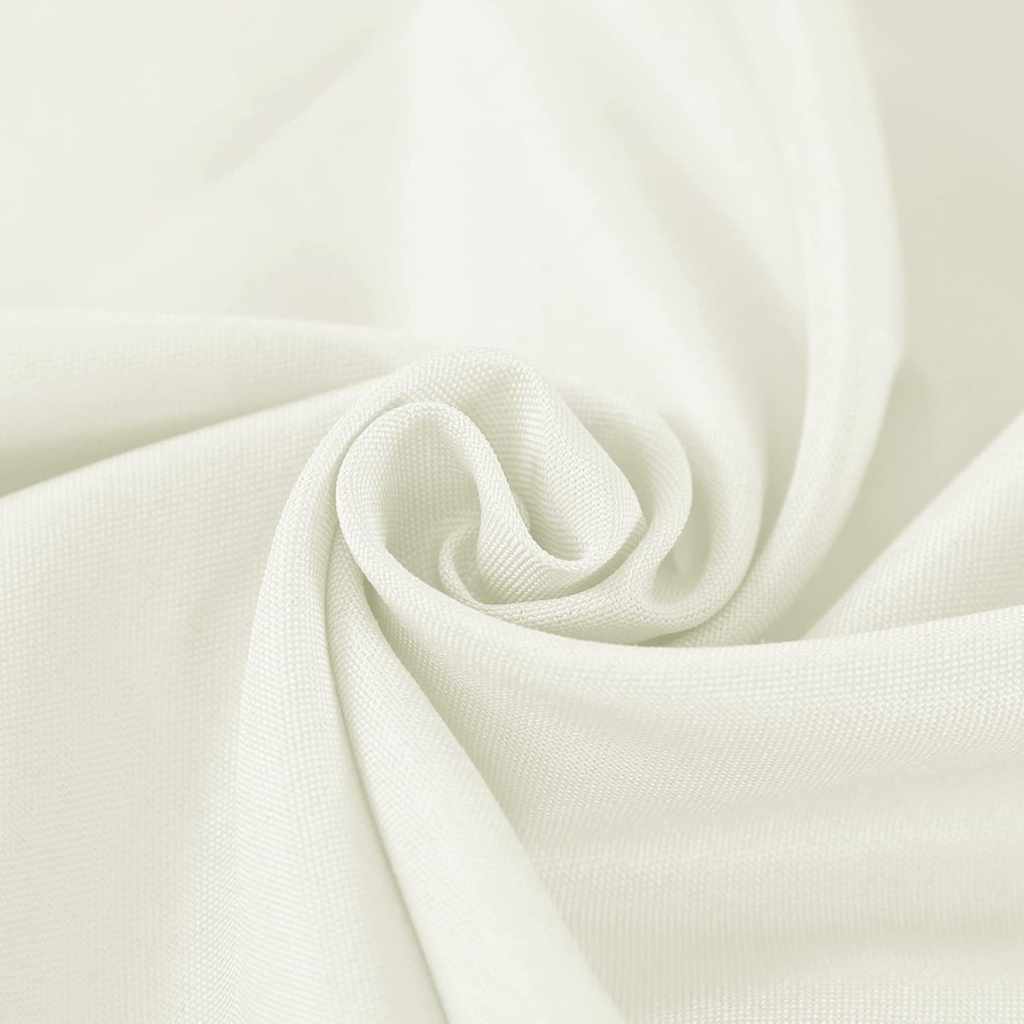 Fokitut 6 Pack Rectangle Tablecloth, 60x102 Inch, Stain Resistant and Wrinkle Polyester Table Cloth, Fabric Table Cover for Kitchen Dining, Wedding, Party, Holiday Dinner-Ivory