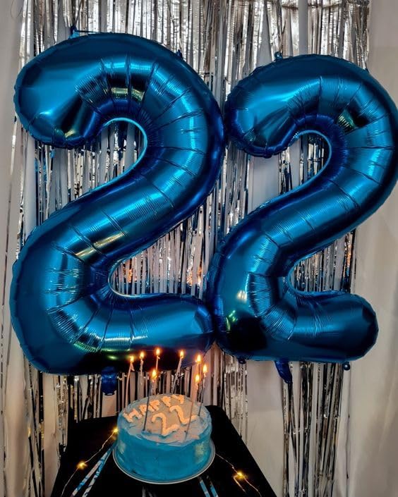 Navy Blue Number 0 Balloon 40 Inch, 0th Birthday Decorations Men Women | Foil - Image 4