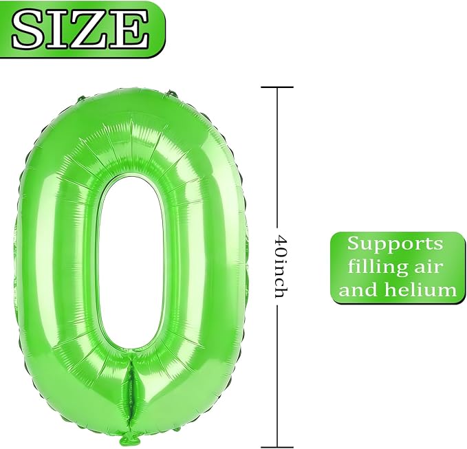 40 Inch Number 74 Balloons for 74th Birthday Party Decorations, 0-100 Fruit - Image 4