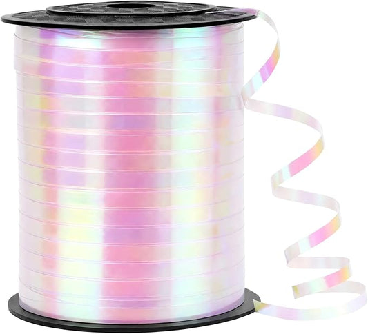 Iridescent Curling Ribbon, Kaluofan 1/5" Wide x 500Yd Ribbon by Kaluofan