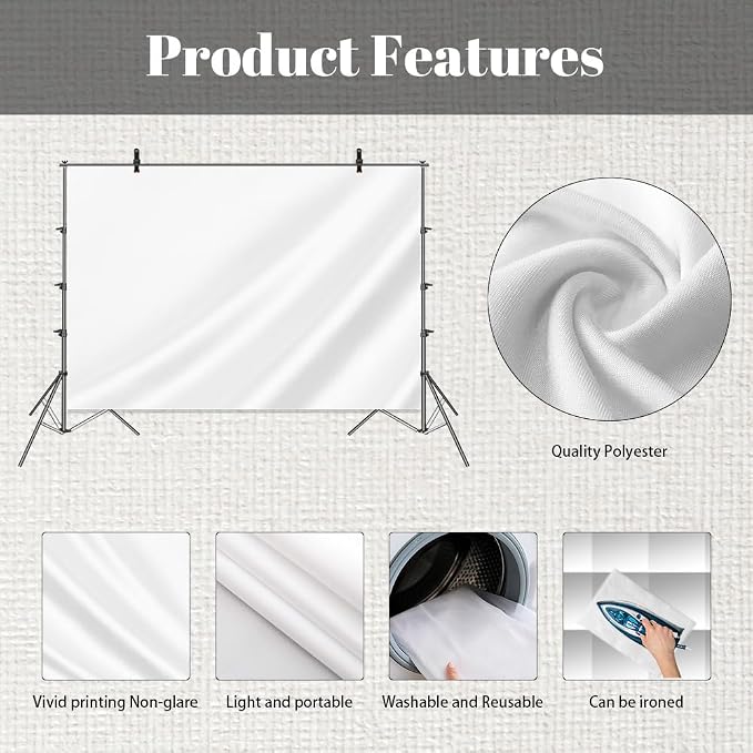 MEHOFOND 7x5ft Mr and Mrs Custom Backdrop - Image 2