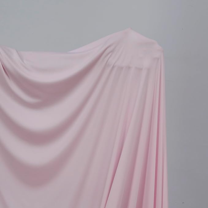 10 ft x 40 ft Baby Pink Backdrop Curtains - Image 2