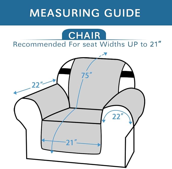 H.VERSAILTEX Water Resistant Chair Sofa Covers - Image 2