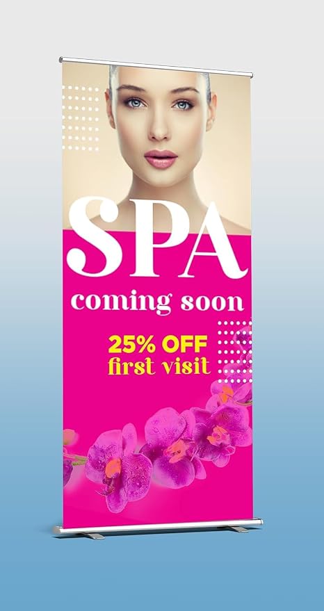 Custom Retractable Banner with Aluminum Frame - Image 4