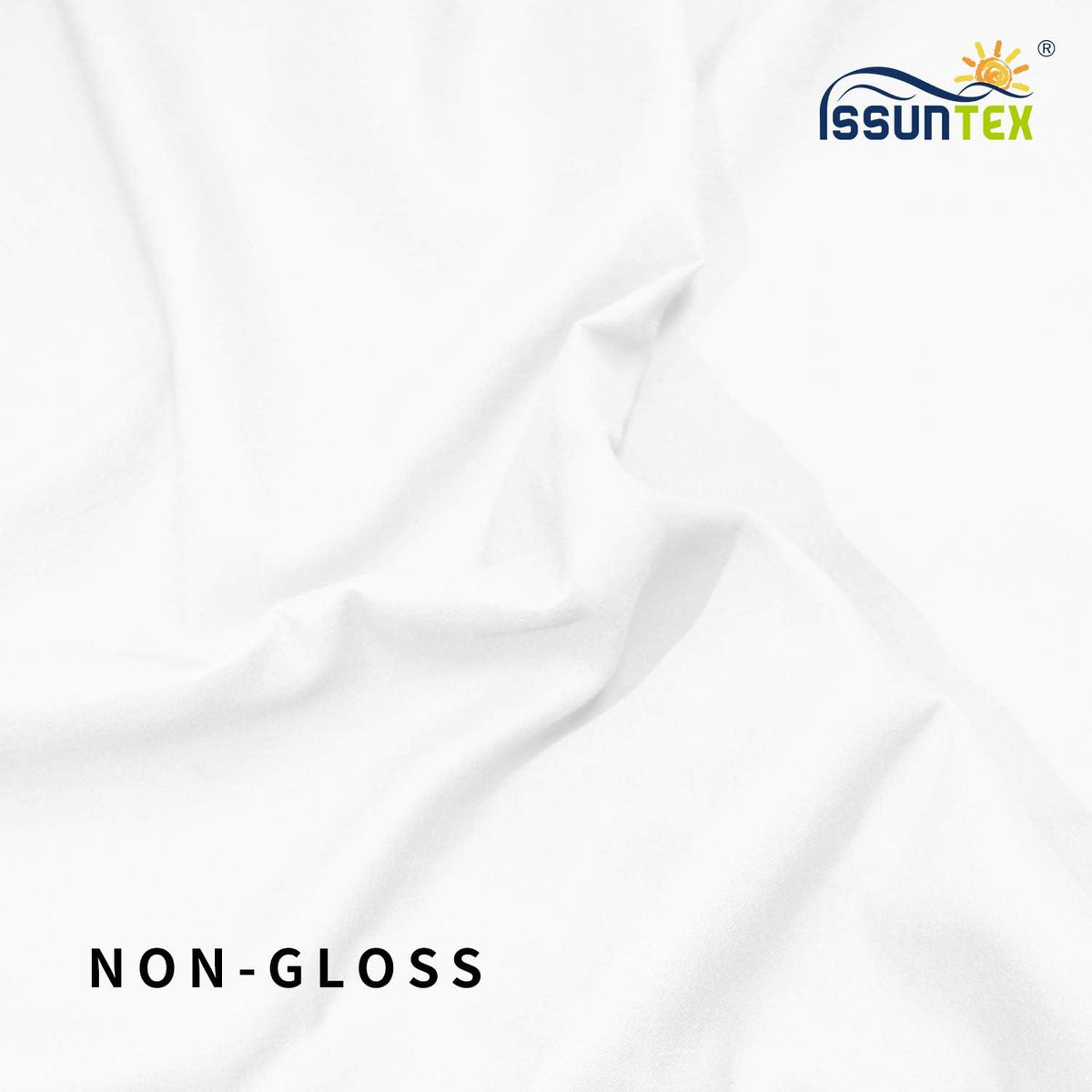 ISSUNTEX 5X7 ft Background Muslin Backdrop, Photo Studio, Collapsible High Density Screen for Video Photography and Television-White
