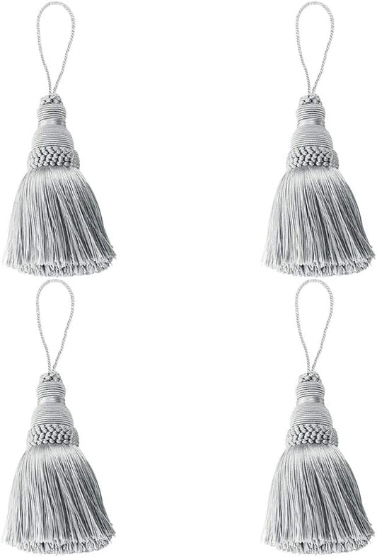 4Pcs Colorful Tassel Key Tassels DIY Accessories | 9.5 Inch Tassels by fenghuangwu