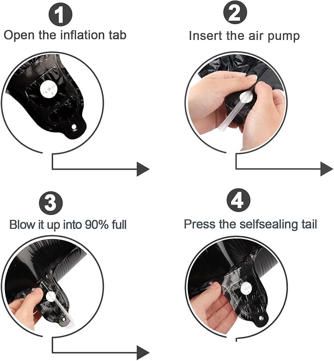 Black 6 Balloon - Image 5
