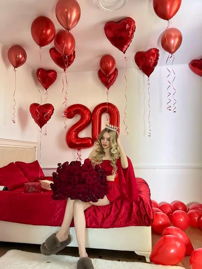 Birthday Number Balloons 40 Inch 5 Balloon - Image 3