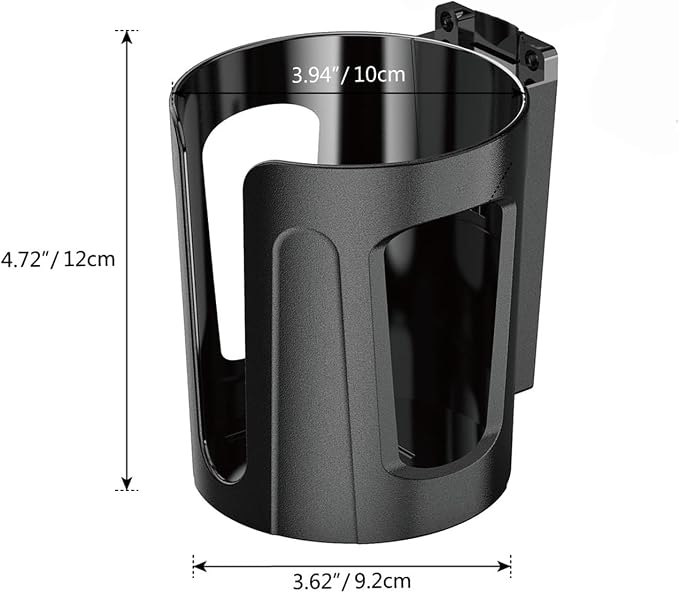 Large Cup Holder, Universal Wall Mount Drink Holder | Holds Large 8-40 oz. - Image 4