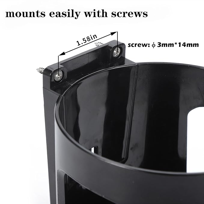 2PCS Large Cup Holder, Universal Wall Mount Drink Holder | Holds Large 8-40 oz. - Image 5