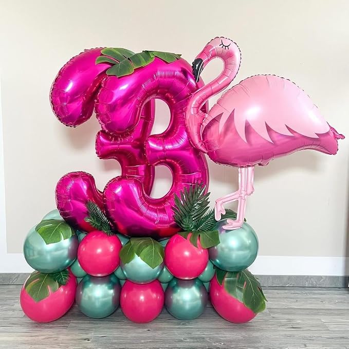 6 Balloon Number Hot Pink 6 Birthday Balloon 40 inch Foil Mylar Large 6 Balloon - Image 6