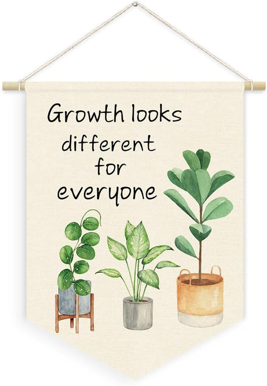 Therapy Office Decor, Growth Looks Different by Unknown