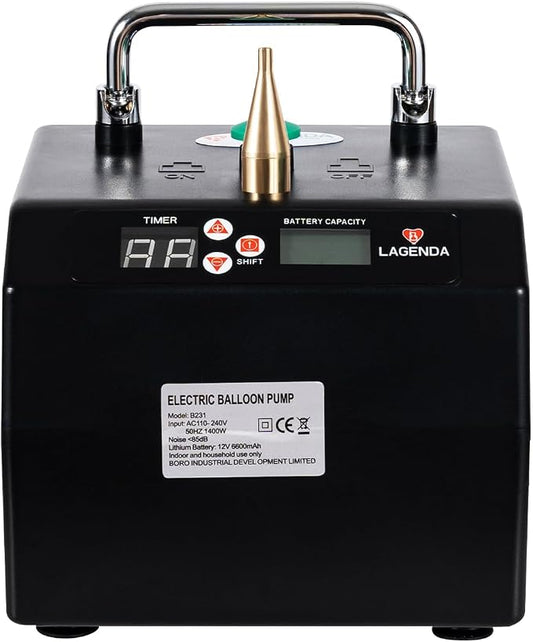 Electric Balloon Pump, 120W Portable Electric Air Balloon Pump Low Noise by Unknown
