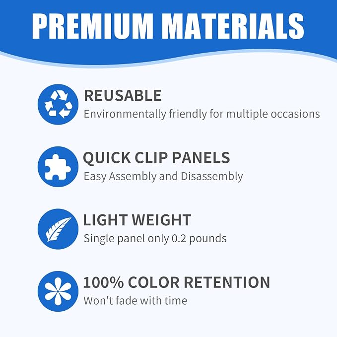 Ozikutech 24 Pcs Iridescent Silver Shimmer Wall Backdrop Panels - Image 8