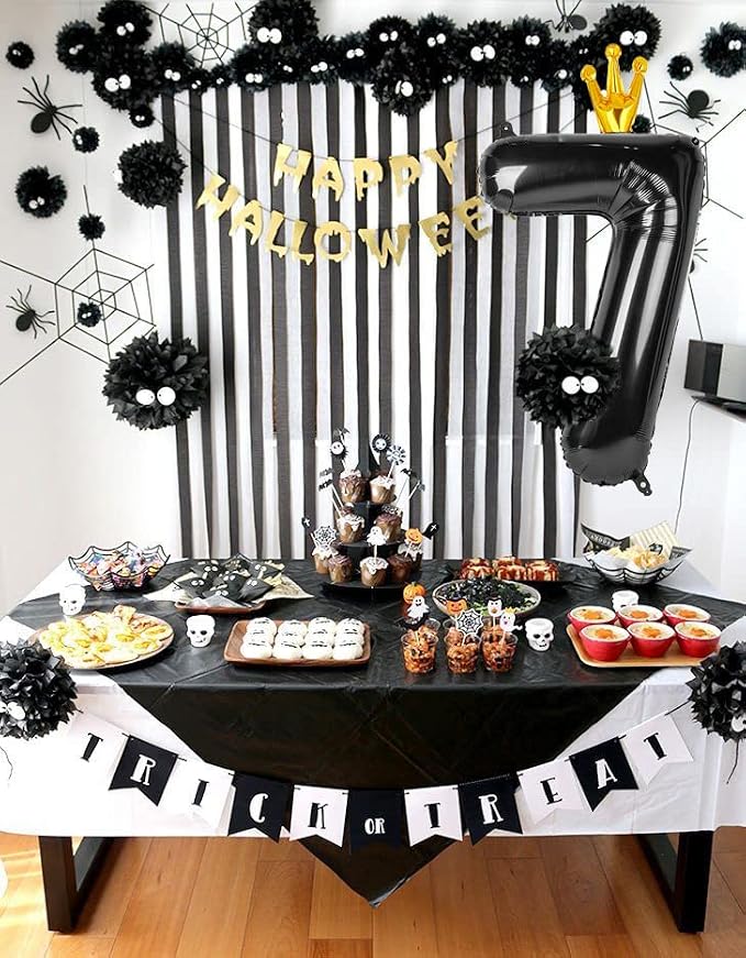 Black 7 Balloon - Image 2