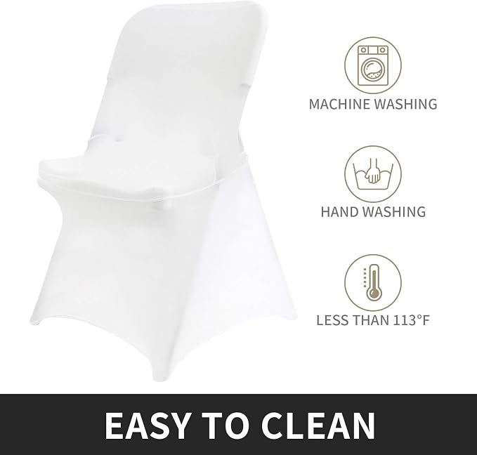Peomeise Stretch Spandex Folding Chair Cover - Image 2