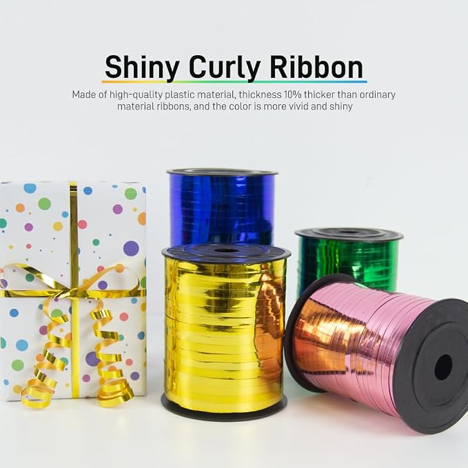500 Yards Metallic Shiny Curling Ribbon - Image 6