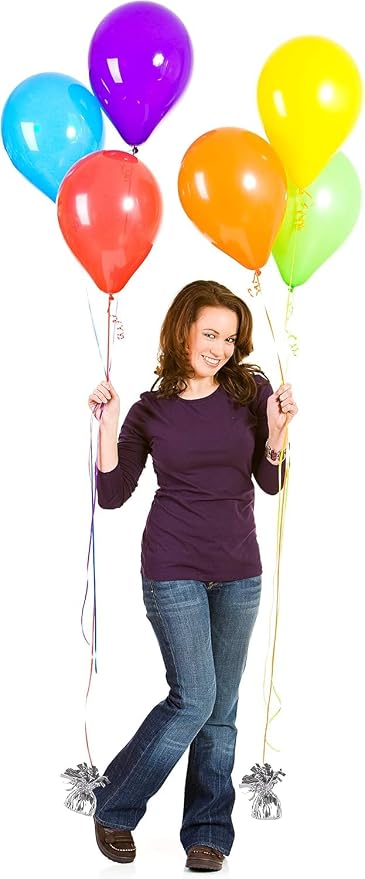ROYALHOUSE Metallic Wrapped Balloon Weights - Image 4