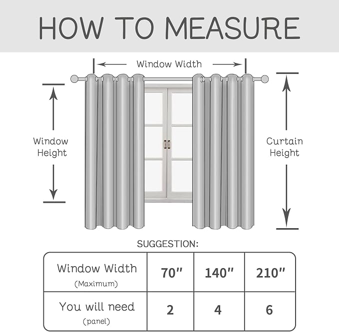 Linen Curtains 95 inch Length for Living Room, Printed Linen Curtains Grommet - Image 6