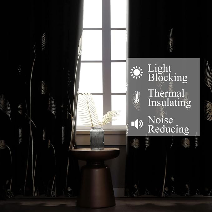Blackout Curtains 2 Panels Set - Image 6