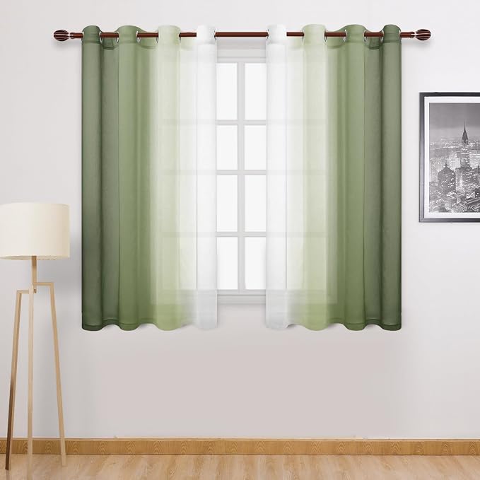 DWCN Ombre Sheer Curtains by DWCN