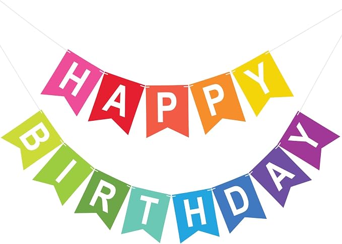 Happy Birthday Banner Birthday Party Banner NO DIY Happy Birthday Sign | by KINGLAKEGARDEN