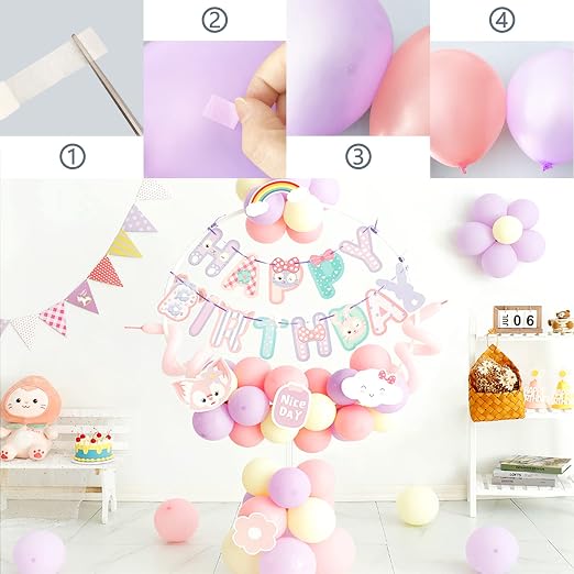 HANWER 600 PCS Glue Points Double Sided, Balloon Glue Removable Point Sticker - Image 3