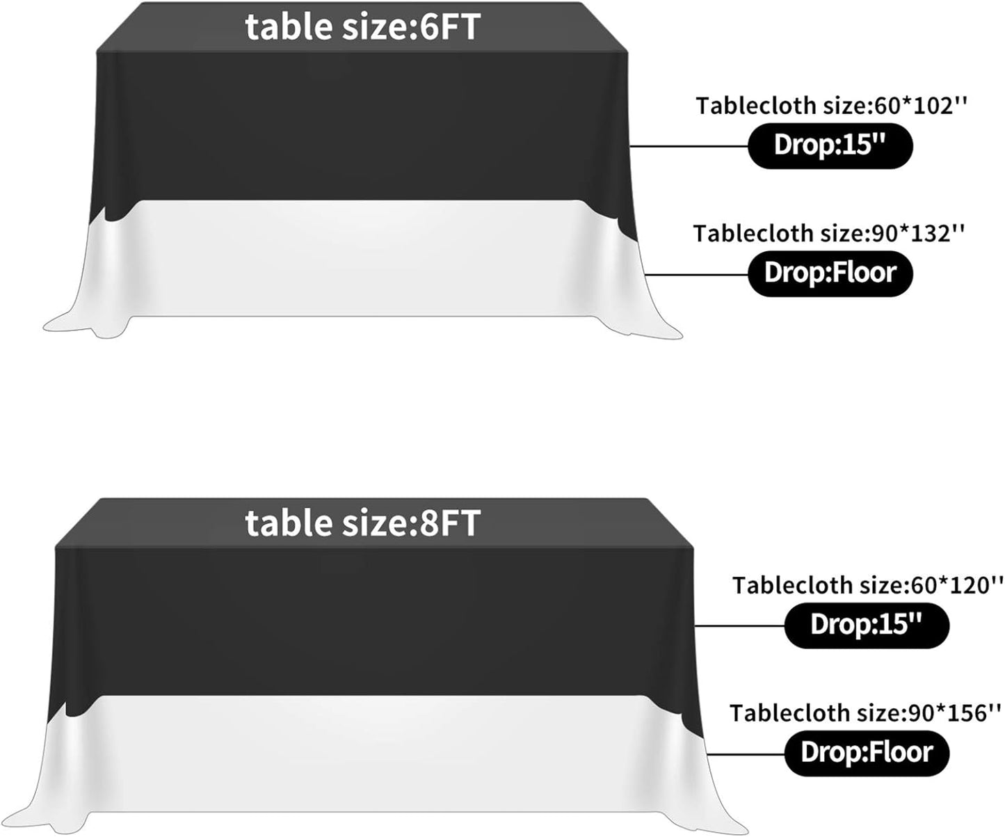 Rectangle Tablecloth 60x102 inch Washable Polyester Fabric Table Cloth for Wedding Party Dining Banquet Decoration（60x102, Teal）