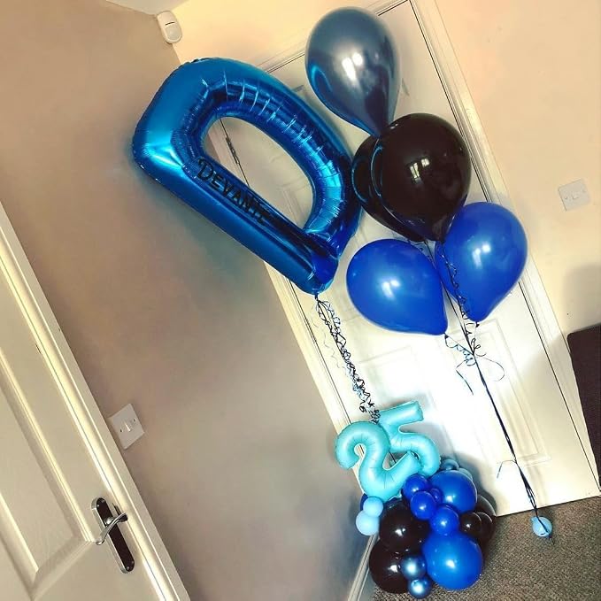 Blue Letter I Balloon, I Balloons Letter - Image 5