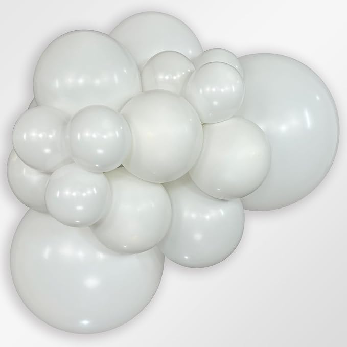Sempertex Fashion White Balloons, 11 Inch, Graduation, Baby Shower, Anniversary - Image 2