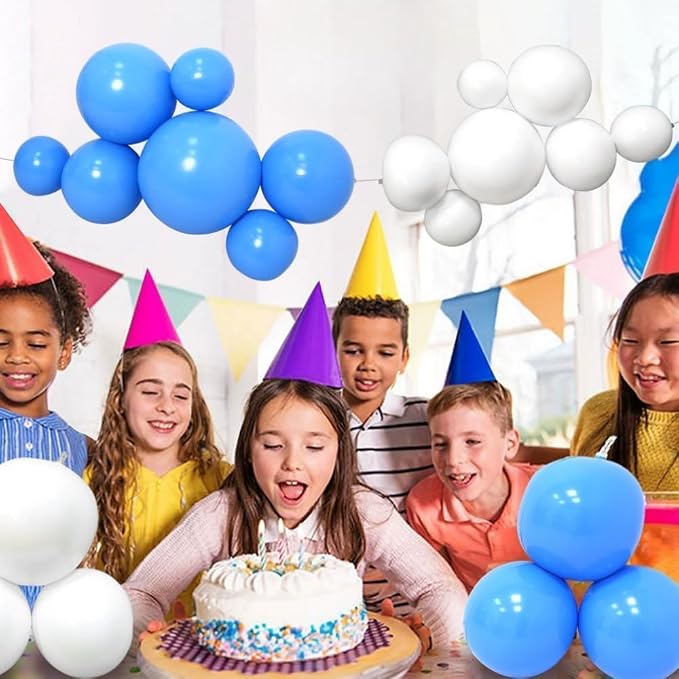 Reusable Inflatable Balloon Garland Arch Kit, 18ft 3/7 PCS Linked Pvc Balloons - Image 7
