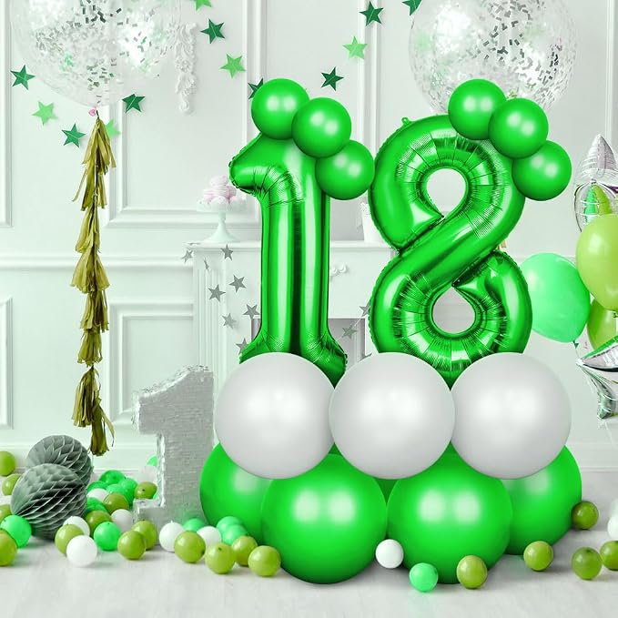 OFFCUP 40 Inch Green Number 16 Balloon - Image 5