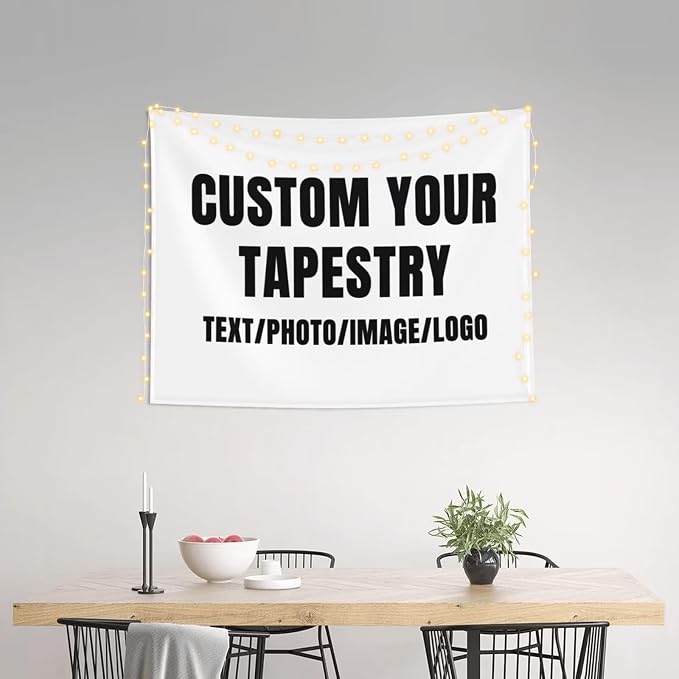Personalized Tapestry Custom Tapestry Upload Images Banners and Signs Customize - Image 6