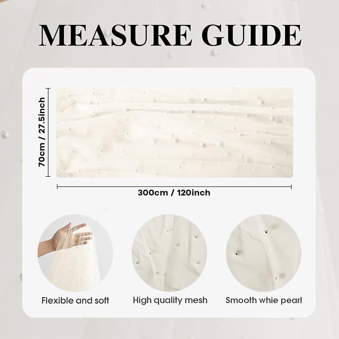 Artoid Mode Pearl Beige Gauze Table Runner 120 Inch 10FT, Seasonal Sheer Dining - Image 7