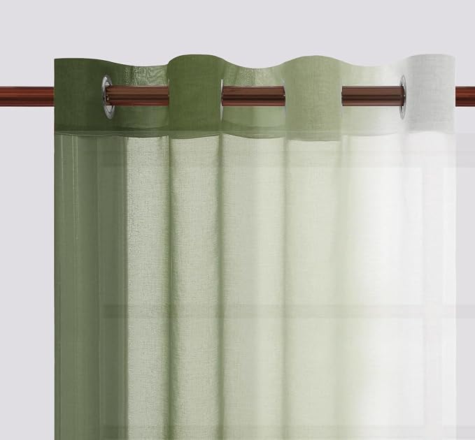 DWCN Ombre Sheer Curtains - Image 3