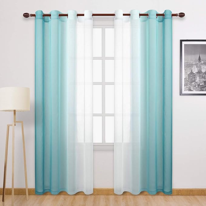 DWCN Ombre Sheer Curtains by DWCN