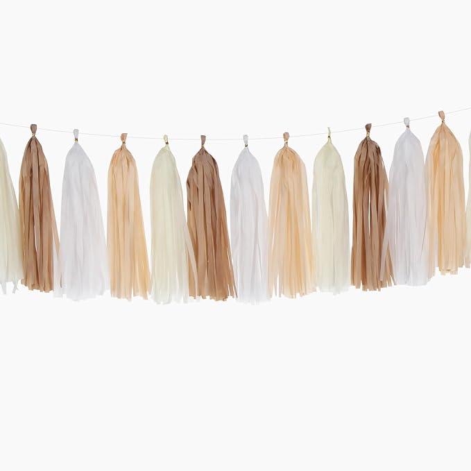 Boho Rainbow Baby-Shower Party-Decorations Tassel-Garland - Image 6